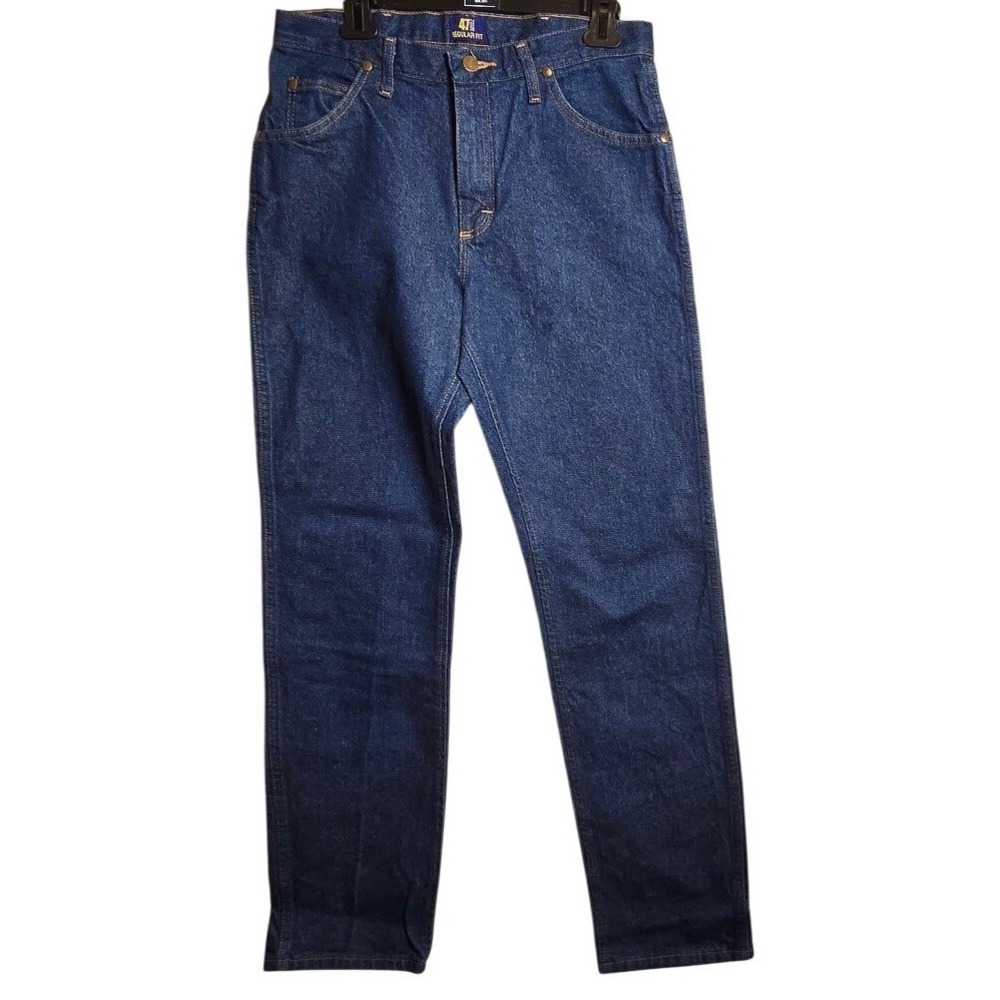 Wrangler Jeans Men's Size 32x34 Cowboy Cut 47MWZ Western Denim Jeans Dark Wash